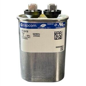 New Capcom Genteq 27L567 Motor Run Capacitor 15µf 370VAC